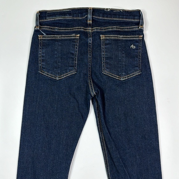Rag & Bone High Rise Skinny Heritage Dark Wash Jeans Size 24 - Picture 5 of 14